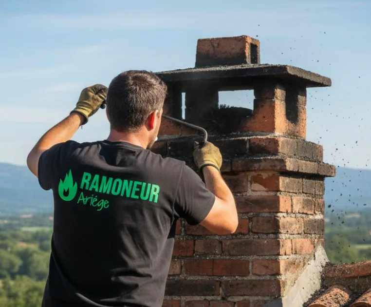 Ramoneur Ariège en action
